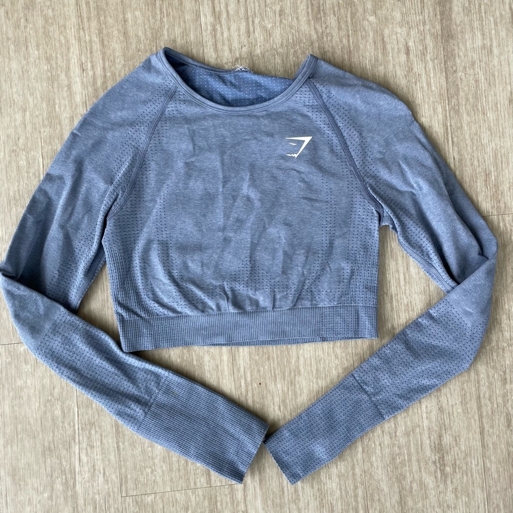 GYMSHARK CROP WORKOUT TOP